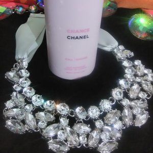 Crystal Rhinestone ,choker nickles